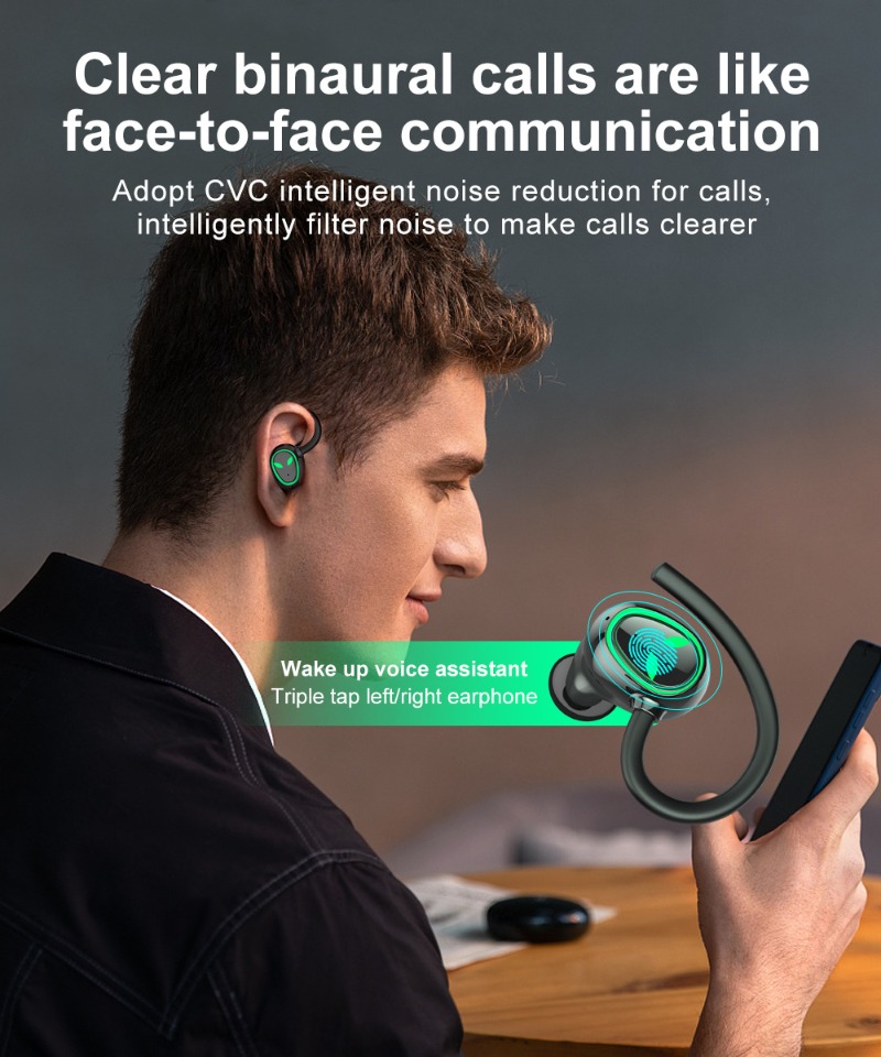Custom sports Bluetooth earpho - огляд і ціна Sports Earphone Hook
