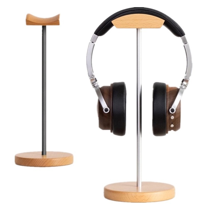 Black Walnut Wood & Aluminum H - огляд і ціна Headphone Stand Desk