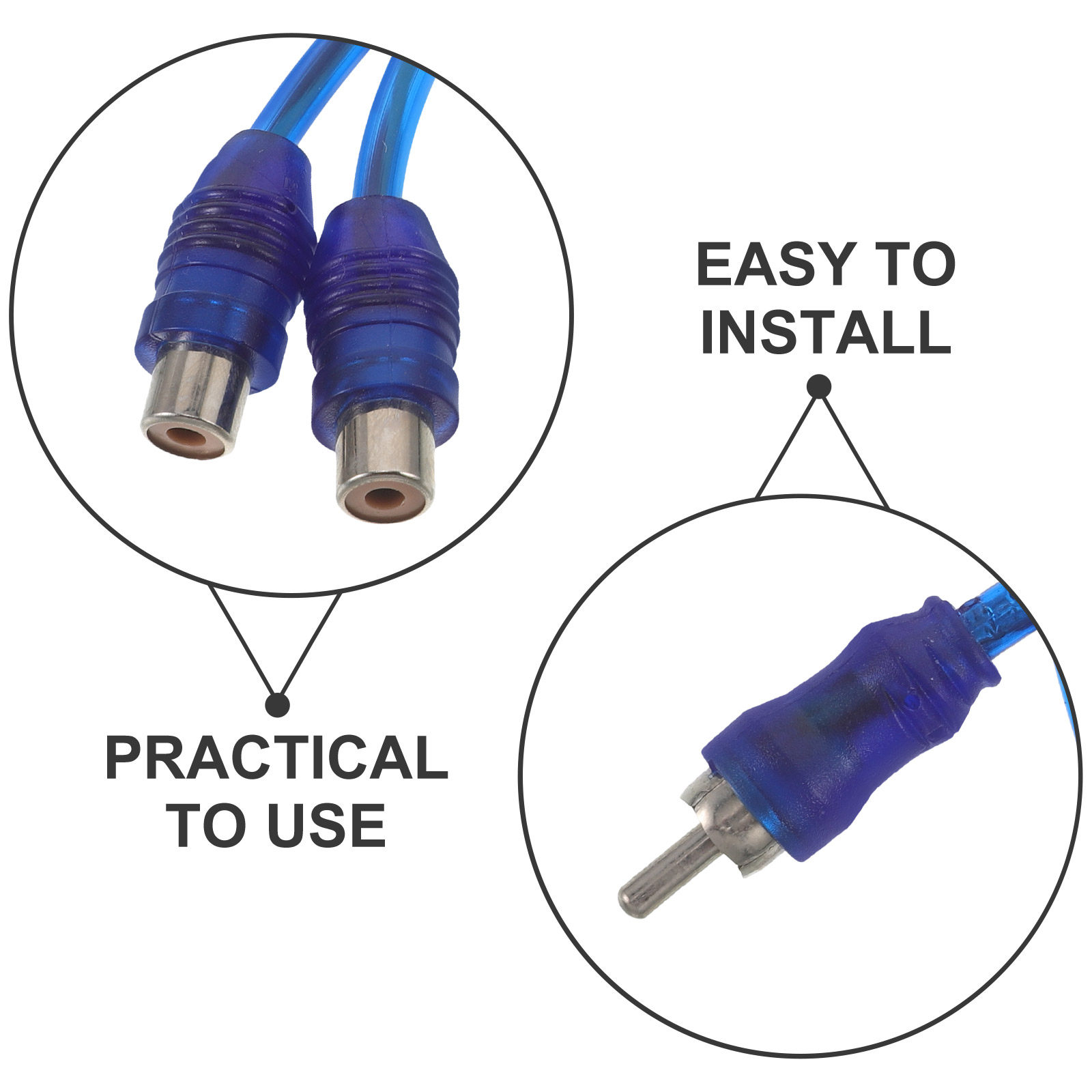 10Pcs Rca Y Splitter Cable 1 M - огляд і ціна Audio Splitter Y