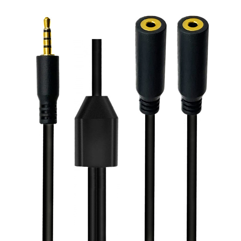 Gold Plated 4 Pole  2.5mm Male - огляд і ціна Audio Splitter Y