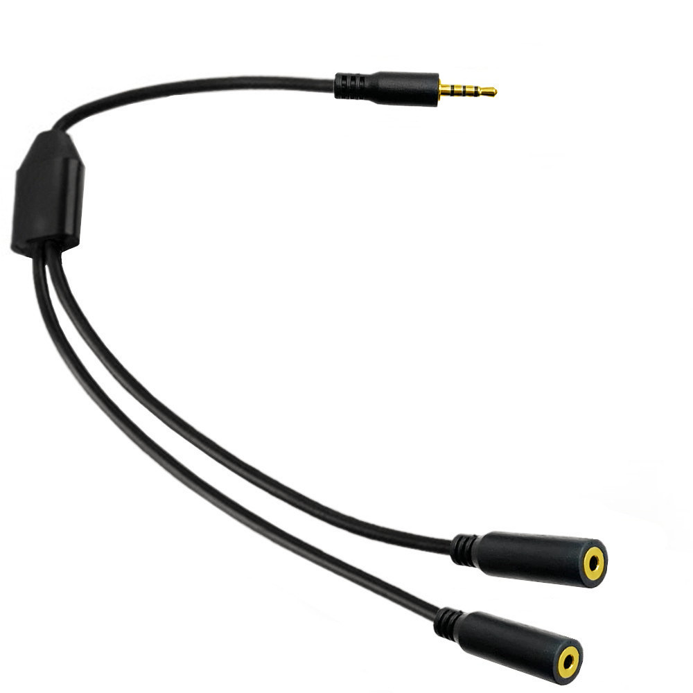 Gold Plated 4 Pole  2.5mm Male - огляд і ціна Audio Splitter Y