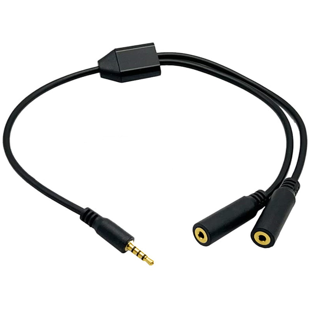 Gold Plated 4 Pole  2.5mm Male - огляд і ціна Audio Splitter Y