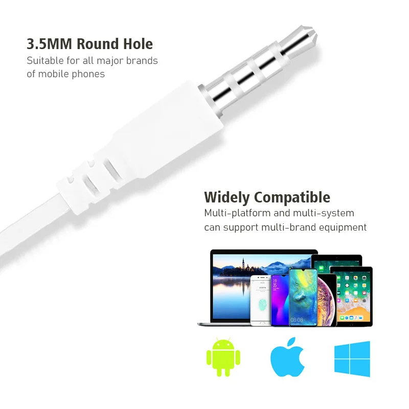 1/2/3/4Pcs Universal 3.5mm Ste - огляд і ціна Audiophile Headphone Wired