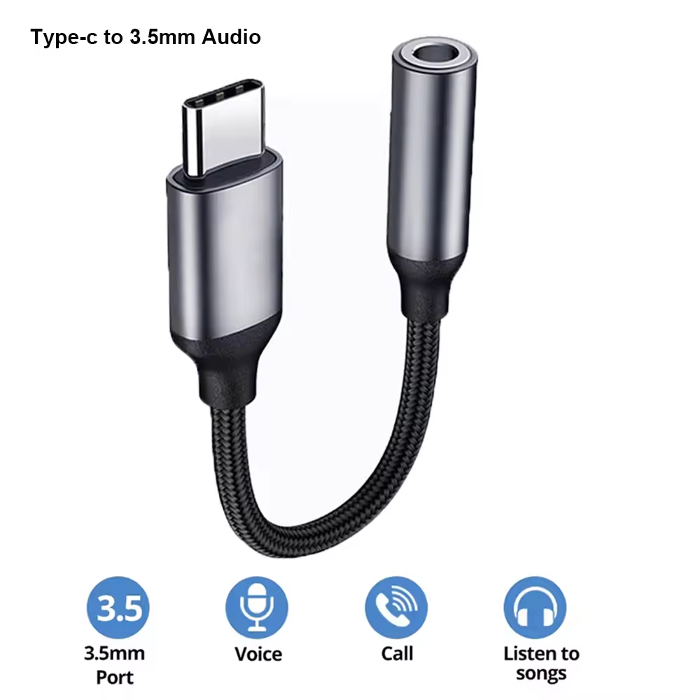 USB C 3.5mm Audio Adapter USB  - огляд і ціна Audiophile Headphone Wired